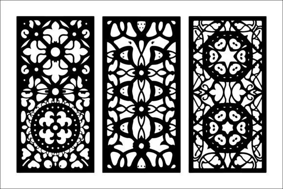 Download Geometric Laser Cut Panel Design Set - Laser cut Collection