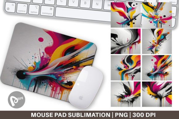 Download Mouse Pad Abstract Vibrant Colors - Vibrant colors Collection