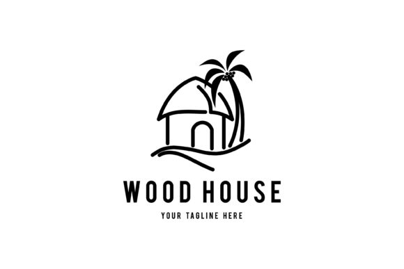 Download Minimalist Wood House Logo Design Vector - Vector Collection