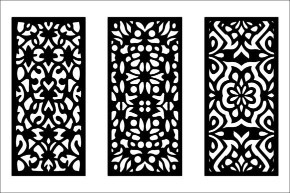 Download Geometric Laser Cut Panel Design Set - Laser cut Collection