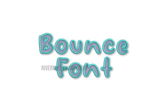 Download 1 Inch Bounce Machine Embroidery Font - Premium Resources