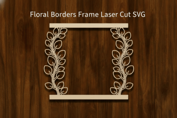 Download Floral Frame Laser Cut SVG - Laser cut Collection