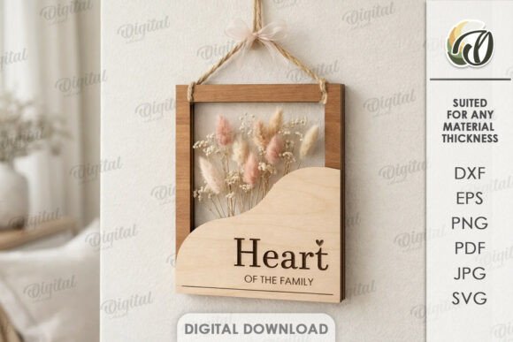 Download Mother's Day Floral Decor Laser Cut - Laser cut Collection