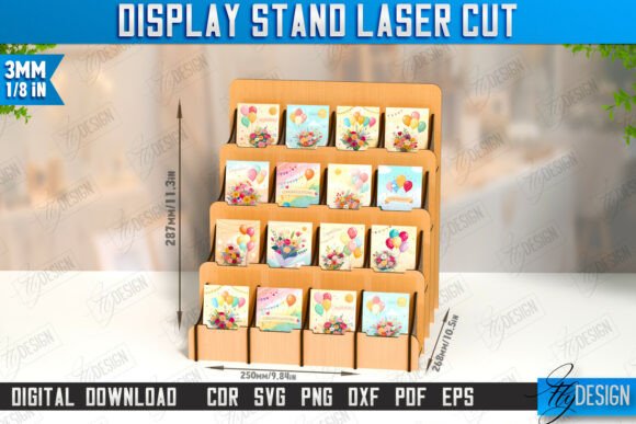 Download Display Stand Laser Cut | Craft | CNC - Laser cut Collection