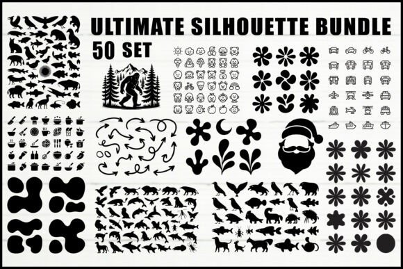 Download Ultimate Silhouette Vector Bundle - Vector Collection
