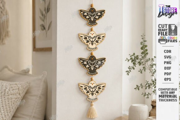 Download Layered Hanging Ornament Laser Cut | CNC - Laser cut Collection