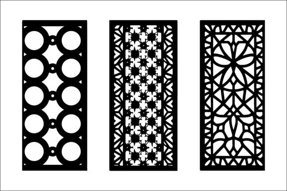 Download Geometric Laser Cut Panel Design Set - Laser cut Collection