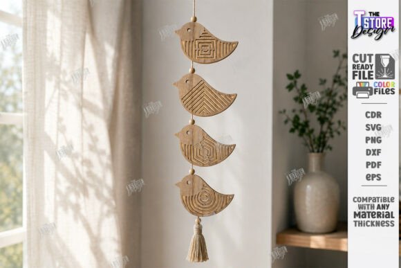 Download Layered Hanging Ornament Laser Cut | CNC - Laser cut Collection