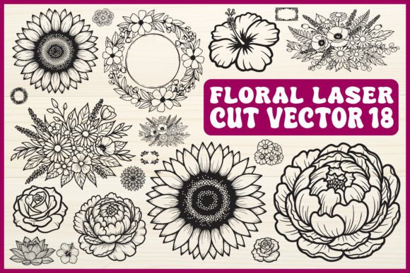 Download Floral Laser Cut SVG Bundle - Laser cut Collection