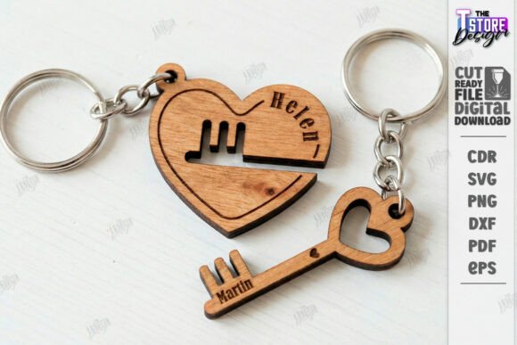 Download Family Name Keychains Laser Cut Kit |CNC - Laser cut Collection
