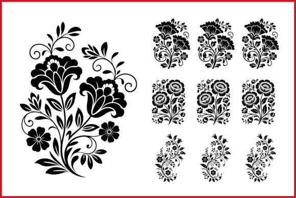 Download Elegant Floral Vector Design Set - Vector Collection