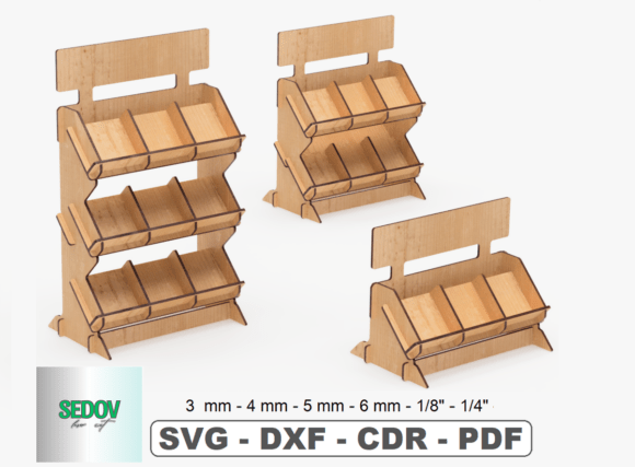 Download Laser Cut Retail Display Stand 3 Sizes - Laser cut Collection