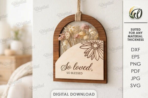 Download Mother's Day Floral Decor Laser Cut - Laser cut Collection