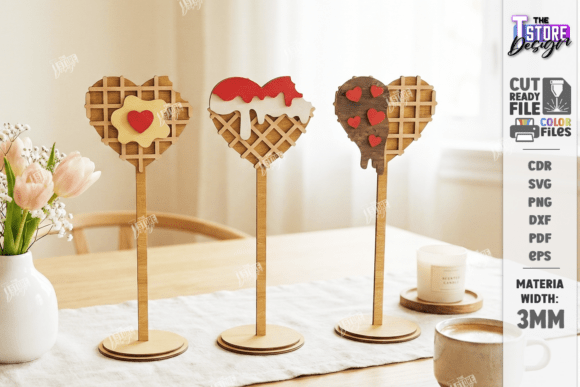 Download Love Table Decor Stand Laser Cut Kit SVG - Laser cut Collection