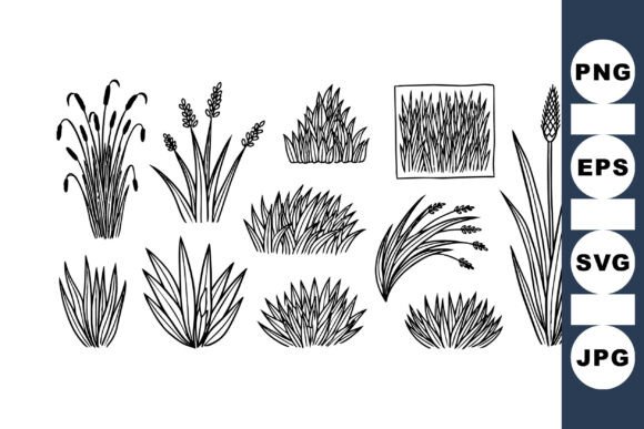 Download Hand Drawn Grass Vector Set - Vector Collection