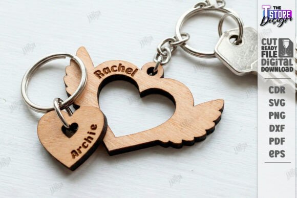 Download Family Name Keychains Laser Cut Kit |CNC - Laser cut Collection