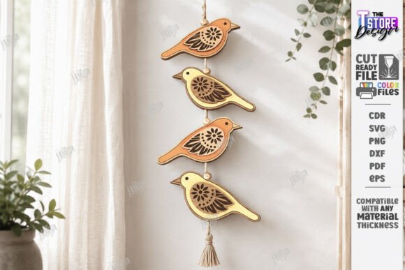 Download Layered Hanging Ornament Laser Cut | CNC - Laser cut Collection