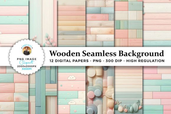 Download Pastel Wooden Seamless Backgrounds - Seamless background Collection