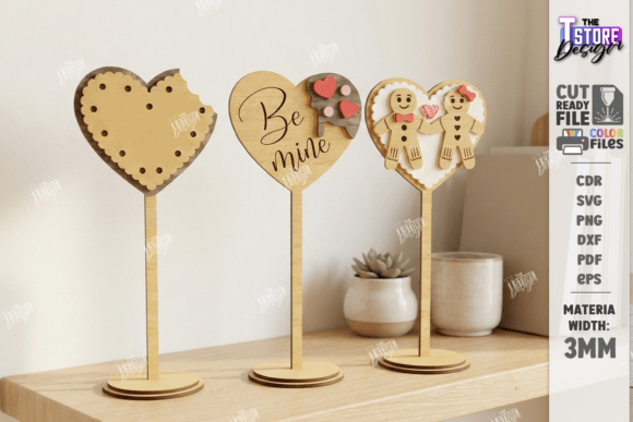 Download Love Table Decor Stand Laser Cut Kit SVG - Laser cut Collection